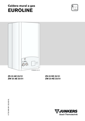 Bosch Thermotechnik JUNKERS EUROLINE ZS 23 KE 23/31 Manual Del Usuario