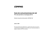 Compaq D315 Guía De Comunicaciones