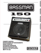 Fender BASSMAN 150 Instrucciones De Funcionamento