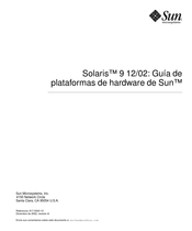 Sun Microsystems Solaris 9 12/02 Guia Del Usuario