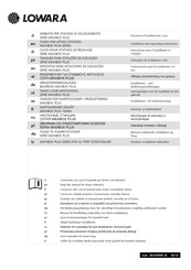 Lowara MAXIBOX PLUS Serie Instrucciones Para La Instalación Y El Uso