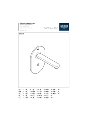 Grohe DESIGN + ENGINEERING EUROECO COSMOPOLITAN E 36 273 Manual Del Usuario