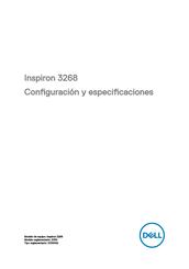 Dell Inspiron 3268 Configuración Y Especificaciones