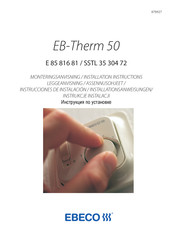 EBECO EB-Therm 50 Instrucciones De Instalación