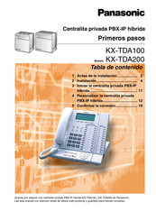Panasonic KX-TDA100 Primeros Pasos