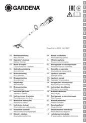 Gardena PowerCut Li-40/30 Instrucciones De Empleo