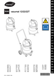 diversey TASKI vacumat 12 Manual De Instrucciones