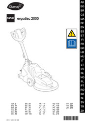 diversey TASKI ergodisc 2000 Manual De Instrucciones