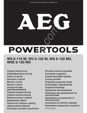 AEG WSE 9-125 MX Manual Original