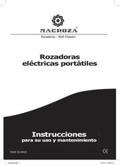 MACROZA M95 Instrucciones Para Uso Y Mantenimiento