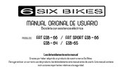 SIX BIKES ESB-65 Manual Original De Usuario