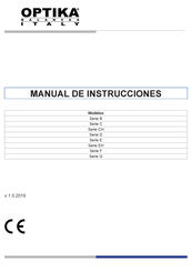 Optika Italy G Serie Manual De Instrucciones