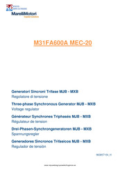 MarelliMotori M31FA600A M EC-20 Manual De Instrucciones