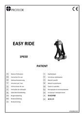 PROTEOR EASY RIDE 1P650 Instrucciones De Uso