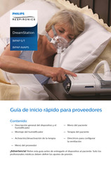 Philips RESPIRONICS DreamStation BiPAP AVAPS Guía De Inicio Rápido Para Proveedores