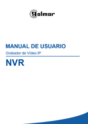 golmar NVR-408 Manual De Usuario