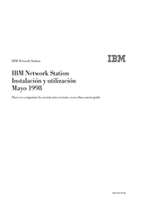 IBM Network Station Instalación Y Utilización