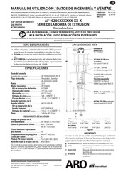 Ingersoll Rand ARO AF1020S11 Serie Manual De Utilización