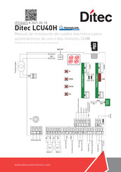 DITEC LCU40H Manual De Instalación