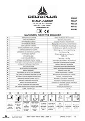 Deltaplus AN518 Manual De Instrucciones Y Mantenimiento