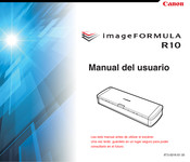 Canon imageFORMULA R10 Manual Del Usuario