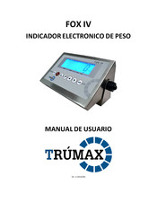 Trumax FOX IV Manual De Usuario