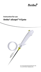 Ambu Ambu aScope 4 Cysto Instrucciones De Uso