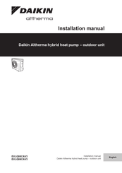 Daikin Alterna EVLQ08CAV3 Manual Del Instalacion