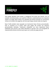 Razer FIREFLY Manual Del Usuario