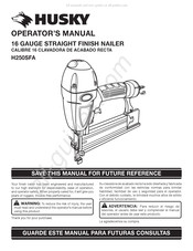 Husky H250SFA Manual Del Operador