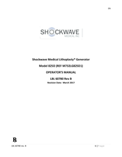 Shockwave Medical Lithoplasty 825D Manual Del Operador