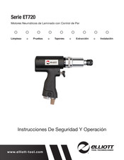 Elliott ET720 Serie Instrucciones De Seguridad Y Operación