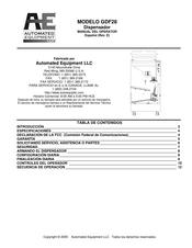 AUTOMATED EQUIPMENT GDF28 Manual Del Operator