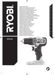 Ryobi RPD18C Traducción De Las Instrucciones Originales