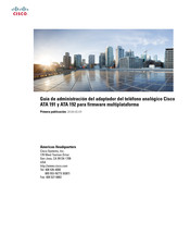Cisco ATA 192 Guía De Administración