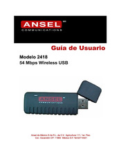 Ansel 2418 Guía De Usuario