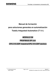 Siemens D6 Manual De Formación