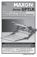Maxon GPTLR Serie Manual De Operación