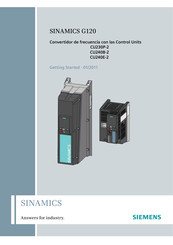 Siemens SINAMICS G120 CU240B-2 Manual Del Usuario