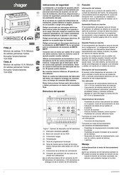Hager TYA6B Serie Guia De Inicio Rapido