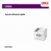 Oki C9600 Guía De Referencia Rápida