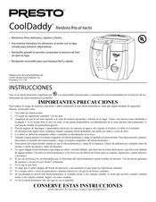 Presto CoolDaddy Instrucciones