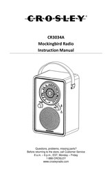 Crosley CR3034A Manual De Instrucciones