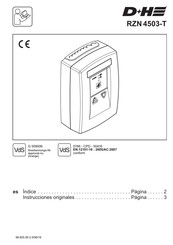 D+H RZN 4503-T Instrucciones Originales