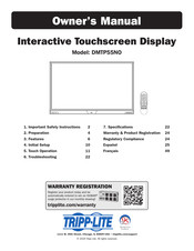 Tripp-Lite DMTP55NO Manual Del Propietário