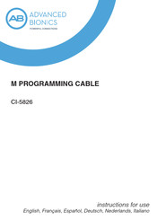 Advanced Bionics CI-5826 Manual Del Usuario