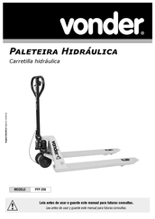 vonder PFP 256 Manual De Instrucciones