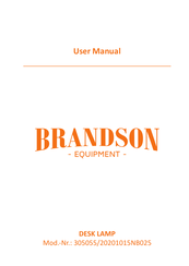 Brandson Equipment 20201015NB025 Manual Del Usuario