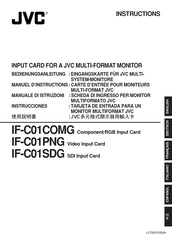 JVC IF-C01SDG Instrucciones