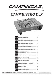 Campingaz CAMP'BISTRO DLX Instrucciones De Empleo